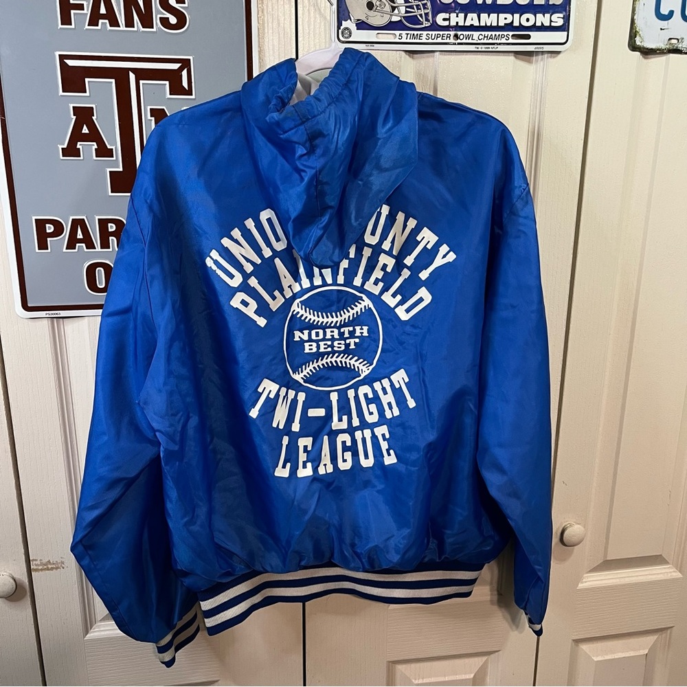 Union County Plainfield Baseball Hooded Windshirt - Picture 4 of 12